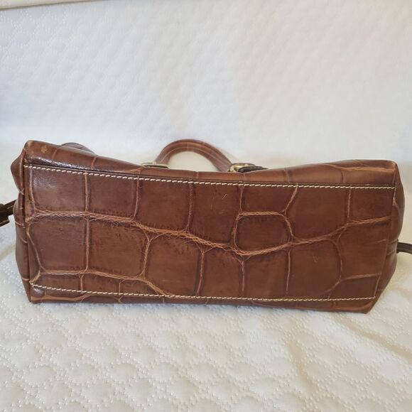 Dooney & Bourke Medium Chiara Brown Leather Handbag - Picture 6 of 13